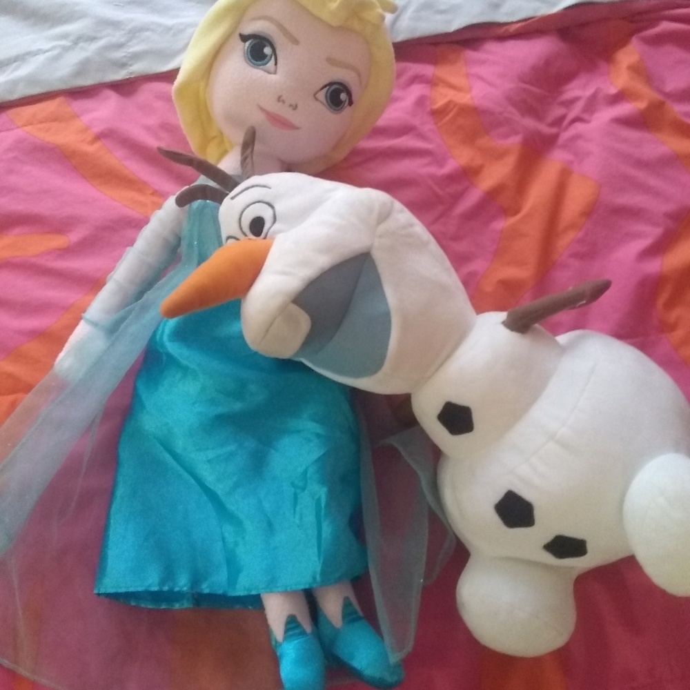 Elsa and Olaf frozen doll